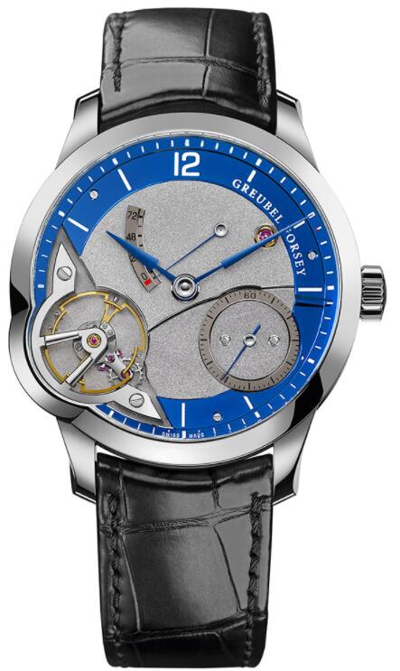 Greubel Forsey Balancier Steel Blue Replica Watch
